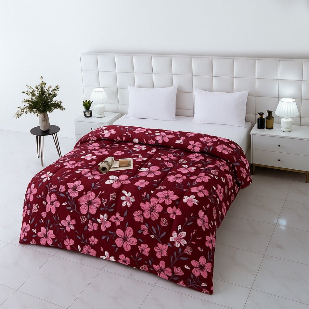 TULIP RED - ONLY WINTER RAZAI (HEAVY FILLING) - Zaraish.com