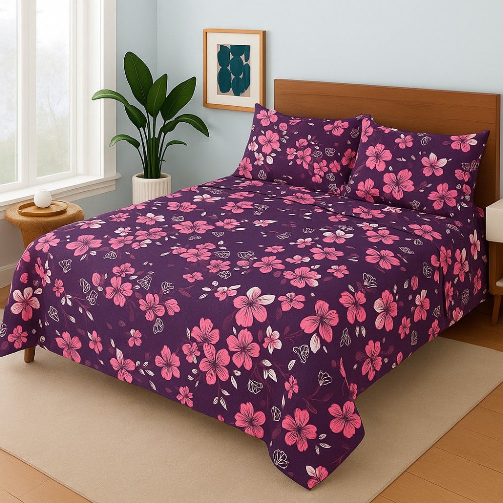 TULIPS FLOWER - Bedsheet Set - Zaraish.com