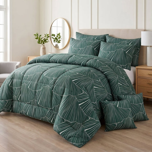 Verdant Fan -8 pcs WINTER RAZAI Set (HEAVY FILLING) - Zaraish.com