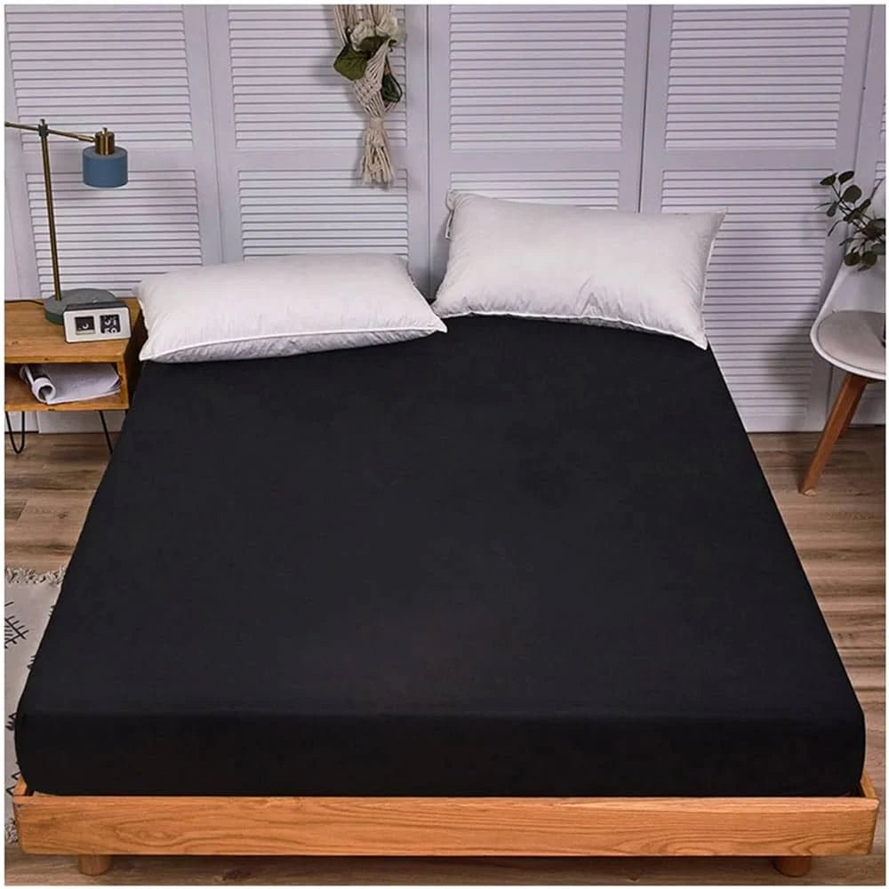 Waterproof Terry Mattress Protector (Black) - Zaraish.com
