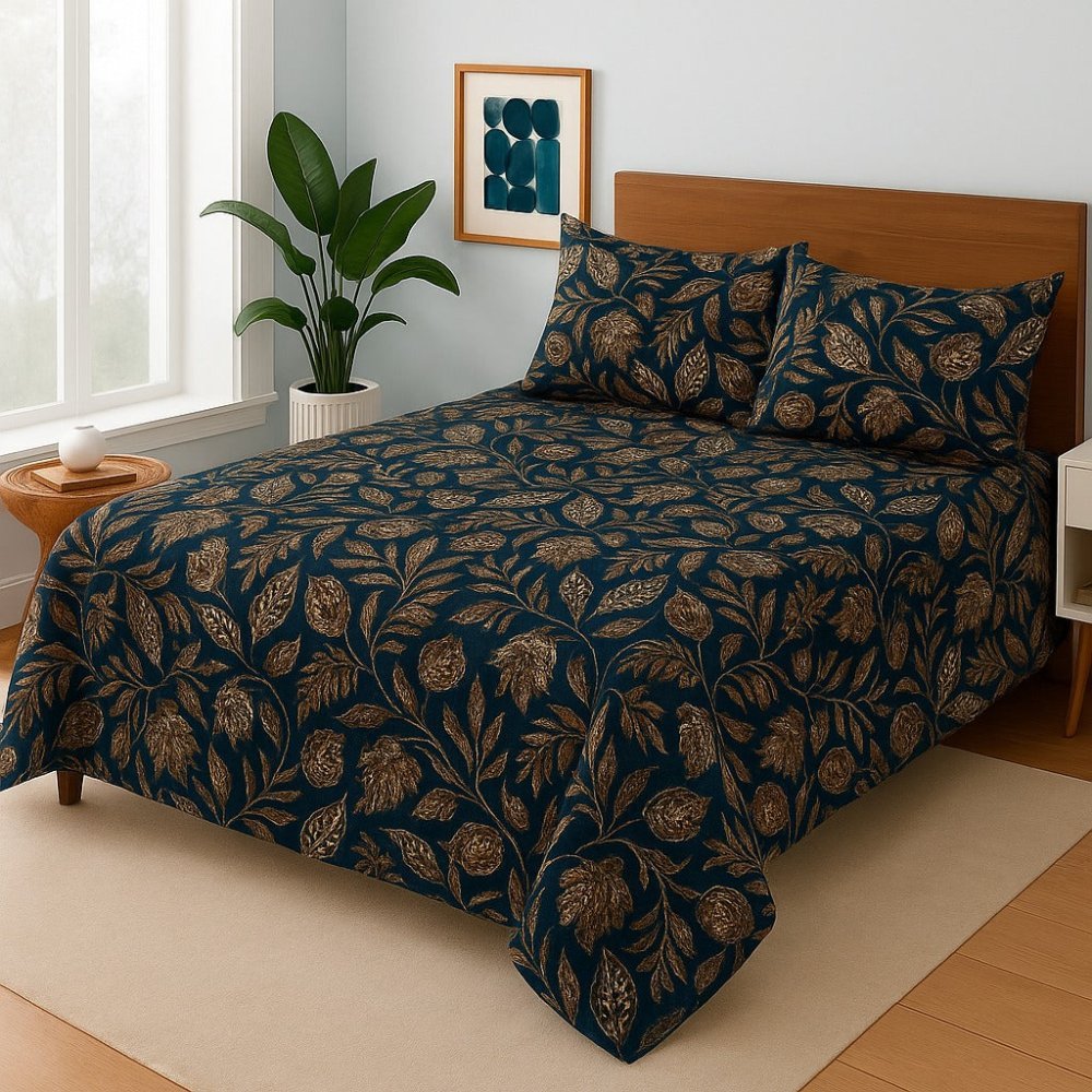 Zaku Brown Bedspread - 6 Pcs - Zaraish.com