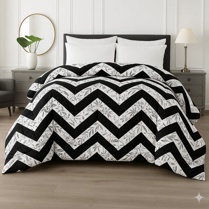 ZIGZAG - ONLY KING SIZE WINTER RAZAI (HEAVY FILLING) - Zaraish.com