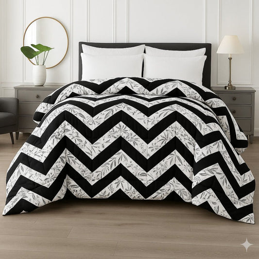 ZIGZAG - ONLY KING SIZE WINTER RAZAI (HEAVY FILLING) - Zaraish.com