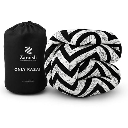 ZIGZAG - ONLY KING SIZE WINTER RAZAI (HEAVY FILLING) - Zaraish.com