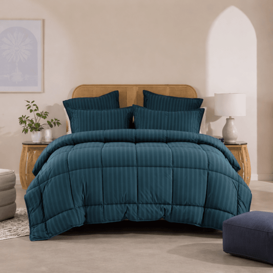 ZINK STRIPE - Premium SUMMER 6pcs Comforter Set - Zaraish.com