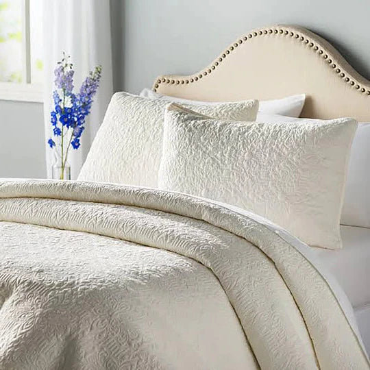 6pcs BEDSPREAD Set (Light Filling) - Off White