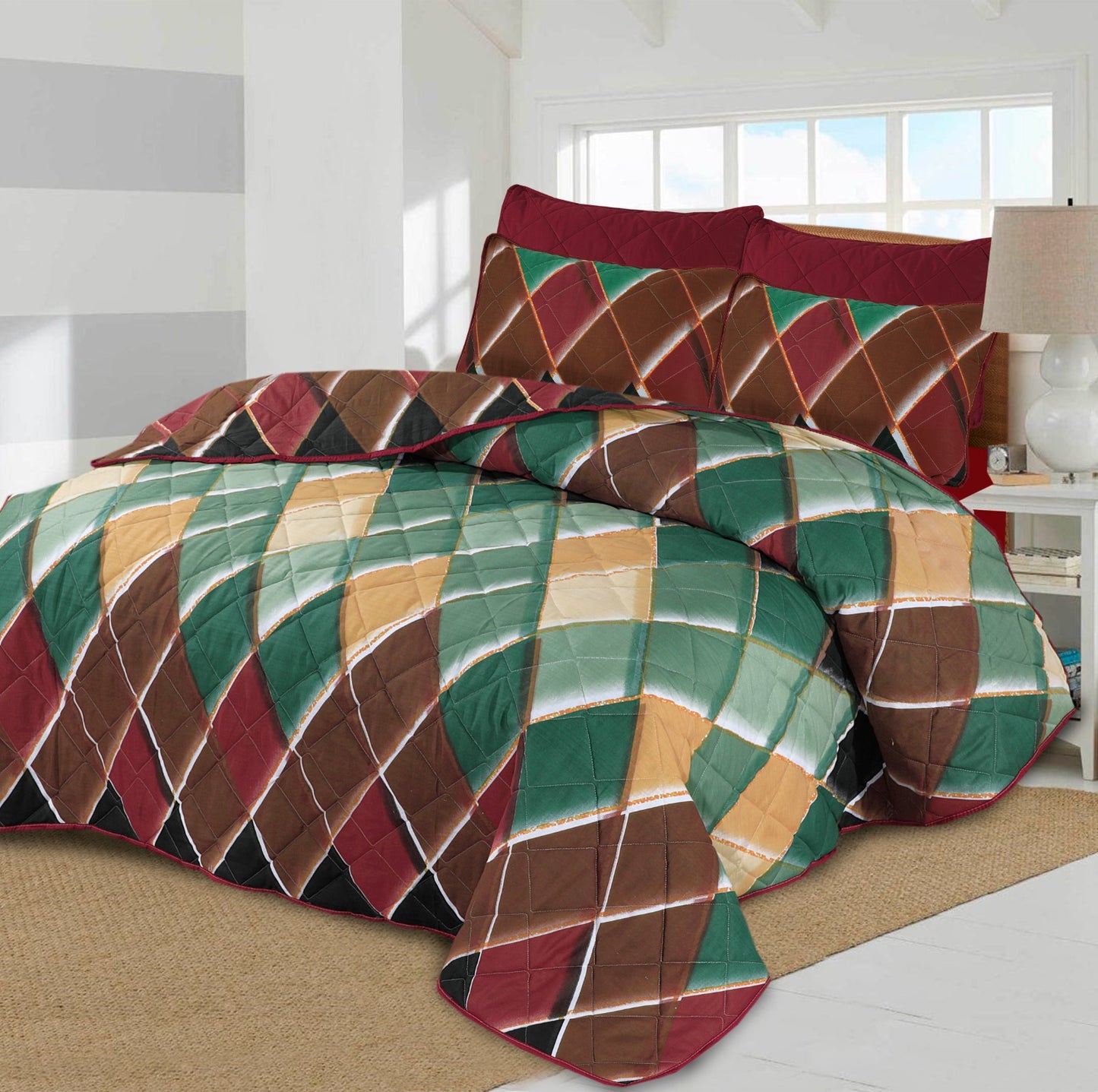 3pcs Summer Comforter Set (Light Filling) - Asees