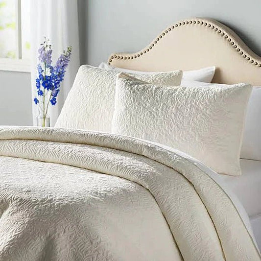 BEDSPREAD Set (Light Filling) - Off White - Zaraish.com